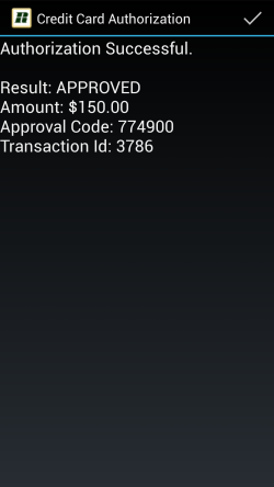 Arrived Authorization Complete