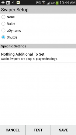 XCharge Mobile Setup